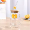 Taza de Bebida para Mujer con Forma de Nube Linda, Taza de una Sola Capa de Gran Capacidad, Taza con Lazo Resistente a Altas Temperaturas, Vaso de Agua de Vidrio de Borosilicato Alto
