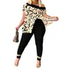 D9619 Amazon Europeo y Americano Más Vendido Traje de Pantalón Corto con Estampado de Moda Casual para Mujer