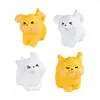 Fofa estatueta de cachorrinho cartoon, decoração DIY, acessório de cápsula surpresa, ornamento para carro ou mesa em miniatura