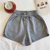 Chica regordeta talla extra Shorts Deportivos para Mujer Ropa Exterior de Verano Nuevo Estilo Coreano Cintura Alta Sueltos Adelgazantes Casa Pantalones Casuales de Pierna Ancha