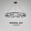Lustre de Sala de Estar de Espectro Completo Luxo Leve Italiano Minimalista Nórdico Designer Atmosférico Quarto Sala de Jantar Lustre Luminária de Mesa para Bar