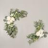 Cartão de boas-vindas para casamento rosa artificial Hongyu Placa de água Placa de flor Flor de seda floral Festa de noivado Salão de Exposições