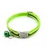 Collar Reflectante para Perro de 1 cm Collar Decorativo para Gato Arnés Ajustable para Perro Pequeño Collar Antiperdida para Exteriores
