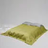 Lençol de Cama de Algodão de Fibra Longa de Alta Densidade Estilo Hotel, Peça Única, 100% Algodão Puro, Lençol de Cetim para Dormir Nu, Lençol de Elástico para Cama de Solteiro