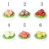 Yqt Mini Olla Caliente Ingredientes Juguetes de Comida en Miniatura Pegamento de Crema Resina DIY Pequeños Accesorios Plato Decoración de Mesa Imán para Refrigerador
