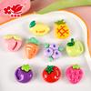 Accesorios de resina para comer y jugar con frutas artificiales, hechos a mano, funda para teléfono móvil, pegatina para refrigerador, cuerda para el cabello, adhesivo, crema, pegamento, accesorios