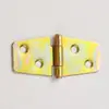 Ferretería Nueva Chinoiserie Trapezoidal Colorida Empaque Caja de Madera Ferretería Bisagra Plana Material de Hierro Bisagra Estándar 55*25mm