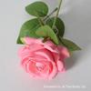 Rosa de Veludo Simulado Flor Artificial Única Decoração de Casamento Casa Dia dos Namorados Buquê de Alto Nível Parede