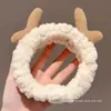 Diadema linda y divertida de felpa para lavarse la cara para hombres y mujeres, nuevo modelo 2026, diadema especial para aplicar maquillaje y mascarillas faciales, no estrangula el cabello