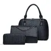 2025 Nuevo Bolso de Concha Tejida Bolso de Mano Retro de Gran Capacidad Versátil Set de Tres Piezas Bolso Madre e Hija Bolso Cruzado Venta al por Mayor