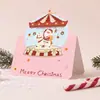 Amazon transfronteiriço Halloween véspera de Natal mensagem de Natal dobrável mensagem de cartão feliz Natal
