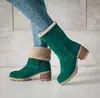 Comercio exterior transfronterizo europeo y americano botas de pelo wish venta caliente Amazon otoño e invierno botas cortas de cachemira botas de mujer talla grande botas de nieve