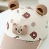 Gorra de Bebé Niño Estilo Primavera, Gorra de Béisbol Infantil Personalizada con Dibujo de Conejo Animal de Ala Corta, Gorra de Sol para Verano