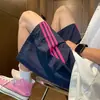 Shorts de Seda de Hielo para Hombre Verano Delgados Secado Rápido Casual Talla Extra Deportivos Holgados Ropa Exterior Marca de Moda Verano Pantalones Medios