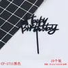 Toppers de Cumpleaños Acrílicos, Estilo de Letra Clásico, Letras de Feliz Cumpleaños Escritas a Mano, Decoraciones para Pasteles, Paquete de 10