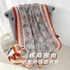 Bufanda Retro de Flor de Anacardo para Mujer Europea y Americana Transfronteriza Personalizada Moda Primavera y Otoño Bufanda Delgada Estampada de Pepita de Perro Moderna