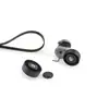 Kit tensor de correa trapezoidal acanalada múltiple triangular adecuado para BMW K057PK1103 7PK1103 T39085 T36364