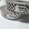 Fabricante Algodão Puro Xadrez Grande Multicor Viés de 3CM Borda Cortada em Viés Faixa de Acabamento para Vestuário Fio Tingido Xadrez de 5MM Algodão