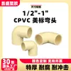 Cotovelo de PVC para Abastecimento de Água, Cotovelo de 90 Graus, Junta de Cotovelo em Ângulo Reto, Acessórios para Tubos de Água Quente, Fabricante, Atacado