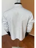 Novedad Otoño 2026 Estilo Hong Kong Falso Dos Piezas Talla Grande Camiseta de Manga Larga M-5X HT26786-TeP34