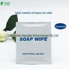 Lenço de limpeza de pele com clorexidina benzalamina para viagens ao ar livre, sabonete descartável, sabonete líquido, lenços umedecidos sem álcool