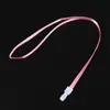 Hebilla de una pieza Cordón Engrosado Venta al por mayor Cordón para Insignia de Identificación Marca 25 Piezas/Paquete Cuerda para Colgar en el Cuello de la Tarjeta de Identificación de Empleado