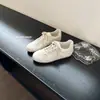 Zapatillas de plataforma estilo retro ballet, nuevas zapatillas atléticas casuales de cordones para mujer, versátiles, de suela fina, estilo Forrest Gump, de corte bajo