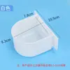 Comedero para pájaros caja de comida comedero para conejos comedero para pájaros cuenco de comida caja de comida semicircular verde transparente jaula accesorios para jaula de pájaros suministros para pájaros