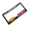 Marco de placa de matrícula para modificación de coche de calibre estadounidense, marco de placa de matrícula decorativo con efecto de impresión UV, personalidad creativa, venta caliente transfronteriza