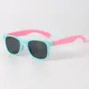 Gafas de sol personalizables para niños con combinación de colores de uñas de arroz, personalizadas, a la moda, geniales, a prueba de radiación, a prueba de viento, a prueba de arena y a prueba de rayos UV
