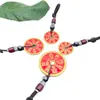 Flor Espíritu de la Montaña Nube Cuerda Accesorios Moneda de Cobre Cuerda Trenzada Unisex Llavero de Coche Colgante Artesanías de Metal
