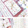 Papel de regalo de alta gama lindo a cuadros estilo romántico ins alta gama alto valor papel de regalo regalo al por mayor
