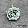 Flor de rosa de simulación boda decoración del hogar diseño de escena tela de seda ramillete flor para la cabeza flores artificiales hechas a mano adornos venta al por mayor