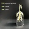 Florero Aromaterapia de Vidrio de Doble Capa Simple y Personalizado Estilo Japonés Difusor de Fragancia para Sala de Estar Florero Seco de Aceites Esenciales Fabricante