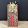 Aleación de Cobre Pintada Placa del Tesoro de Gran Altitud Qinglong Doble Dragón Tai Chi Bagua Colgante para Interiores y Exteriores Venta Directa de Fábrica