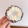 Dulces y Frescos Gomas para el Cabello Infantiles para Niñas, Diademas de Encaje Plegado de Alta Gama, Accesorios para el Cabello que No Dañan el Cabello