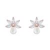 Aretes de cobre de alta calidad europeos y americanos transfronterizos para boda, novia, dama de honor, joyería, aretes, accesorios de moda, aretes, aretes, aretes