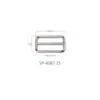 Hebilla japonesa hebilla de 8 hebilla de ocho forma rectangular hebilla ajustable con diamante letras personalizadas accesorios metálicos conexión de ropa interior