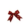 Cinta con relieve dorado, lazo, corazón, decoración de caja de regalo, materiales para accesorio de lazo DIY