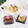 Caja de Embalaje Gruesa para Pasteles de Luna de 50-100g, Caja para Pasteles Crujientes de Yema de Huevo Snow Meiniang, Pastel de Arroz Glutinoso, Caja de Embalaje para Hornear con Carne Deshebrada y Vieiras