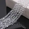 Acessórios de bijuterias da moda atacado material DIY contas de cristal novas 4/6/8mm contas de pão contas com corte facetado brilhante