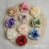 Processo de Serigrafia de Alta Qualidade Flor Simulada Chá Fei Óleo de Rosa Estilo Pintura a Óleo Estilo Europeu Rosa Grande Flores de Casamento Transfronteiriças Decoração de Parede de Flores Flor