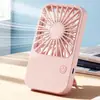 Mini ventilador dobrável transfronteiriço com fivela, ventilador recarregável USB, ventilador elétrico portátil de mesa para exterior, atacado