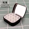 Mini Paleta Caja de Lata Pintura de Acuarela Esmalte de Uñas Gel Caja Dispensadora Portátil para Exteriores Tapa abatible Caja Metálica para Caramelos