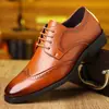 Exclusivo transfronterizo talla grande 48 zapatos de hombre zapatos de piel suela blanda zapatos casuales para jóvenes zapatos formales de negocios zapatos de piel para hombre zapatos de boda