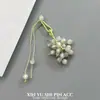 Colgante de Bolso de Cuentas con Forma de Uva Verde Colgante Fresco de Verano para Llaves Colgante para Bolso Colgante para Teléfono Móvil Accesorios