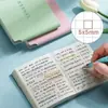 Caderno Quadrado de Bolso, Bloco de Notas Simples de Alta Qualidade, Caderno Mini Portátil para Anotações Rápidas de Estudante