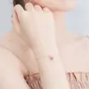 Plata de ley estilo Mori Cristal de fresa novias Mensajero hermanas pulsera de pareja barata estudiante diseño de nicho ins