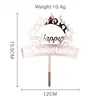 Decoración para Pastel de Repostería Día de San Valentín Tanabata Transfronteriza Aniversario de Boda Tarjeta de Pastel para Fiesta de Acrílico
