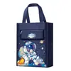Regalo de regreso a clases para estudiantes: bolsa de lona, set de papelería, bolsa de tutoría de astronauta, recompensa de clase, bolsa para guardar exámenes y libros